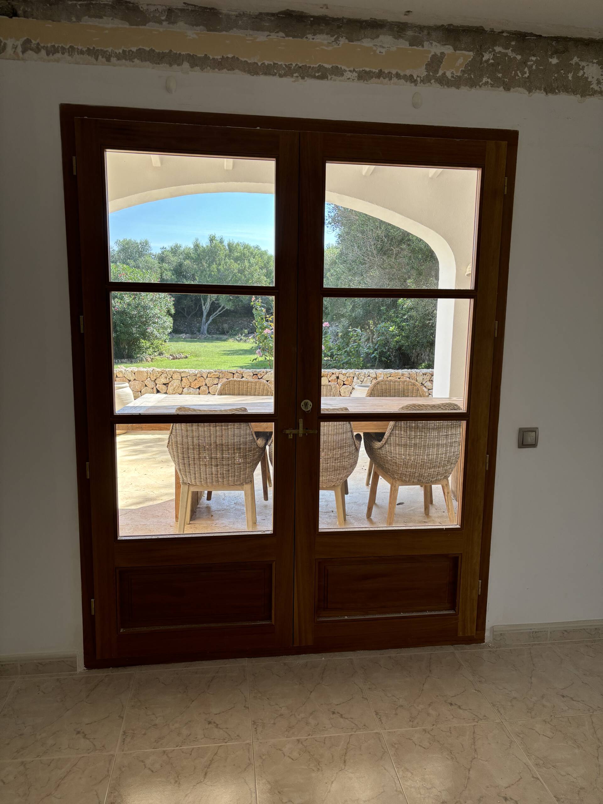 Trabajo de carpintería interior realizado en Menorca